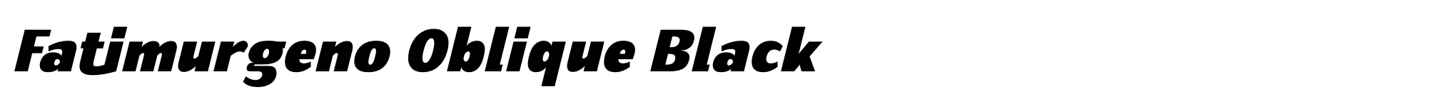 Fatimurgeno Oblique Black image